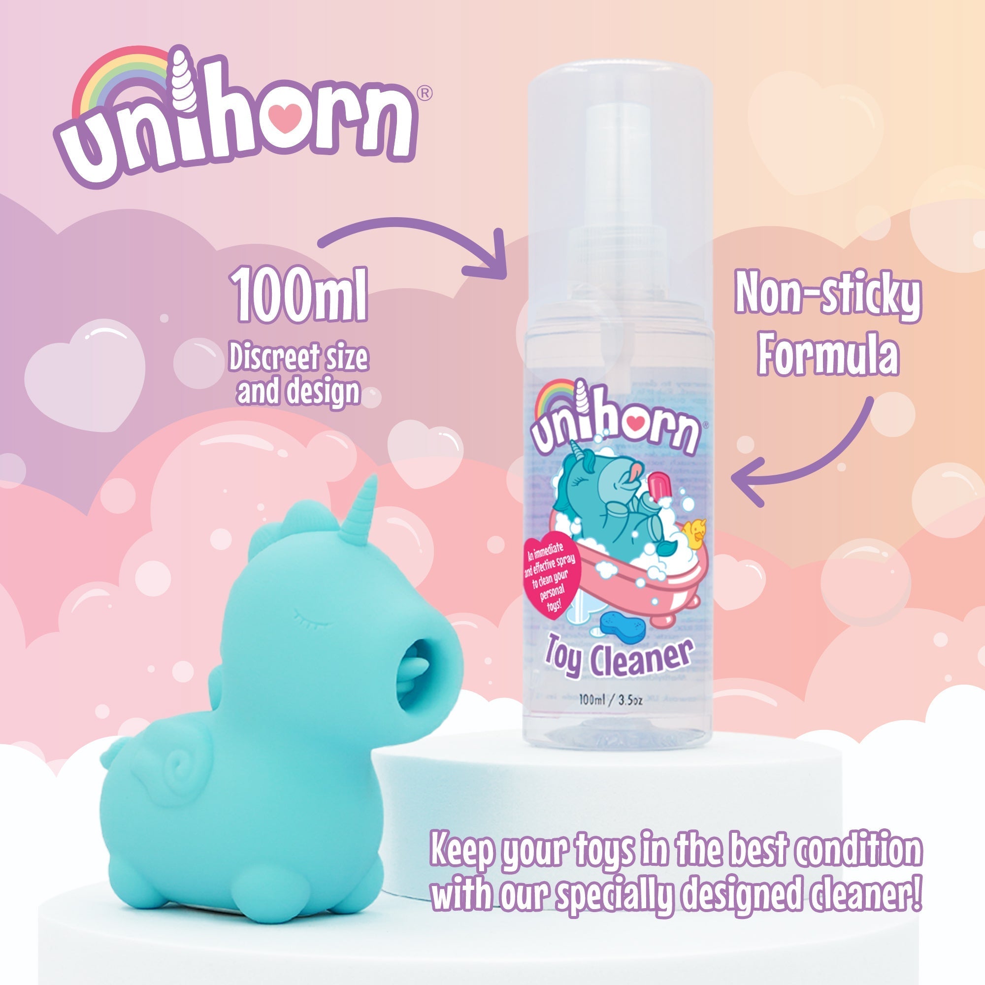 Unihorn Toy Cleaner