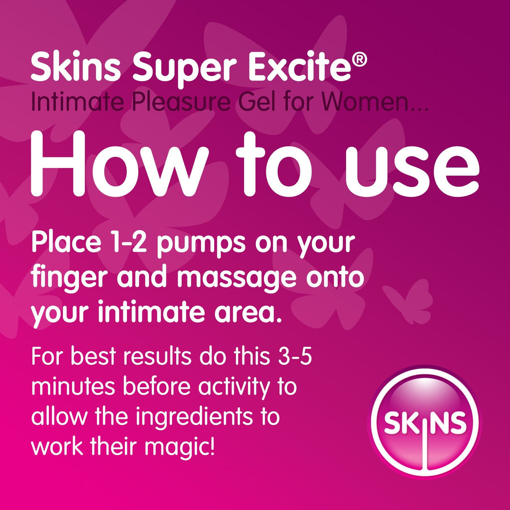 Skins Super Excite - Intimate Orgasm Gel for Women