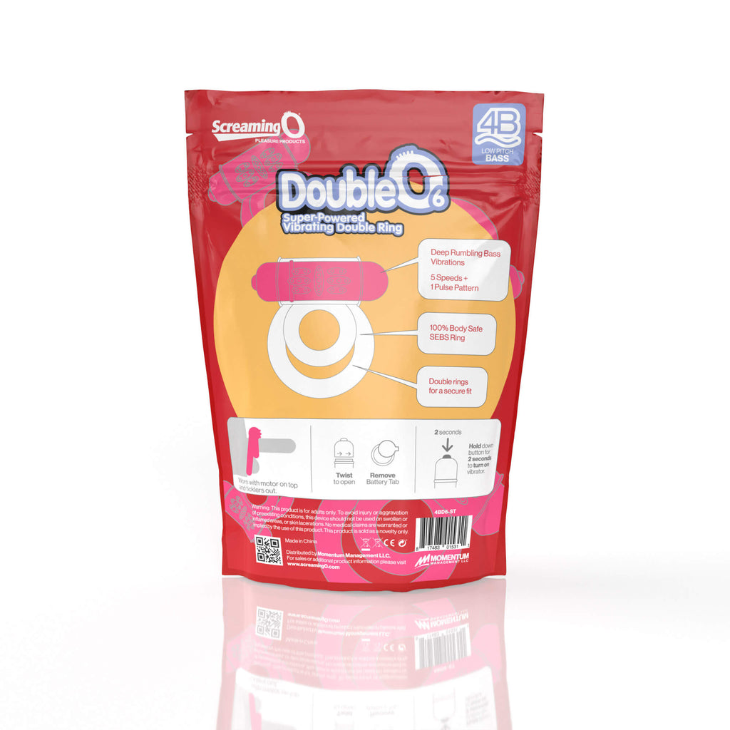Screaming O® 4B - Deep Rumbling DoubleO® 6 Vibrating Ring