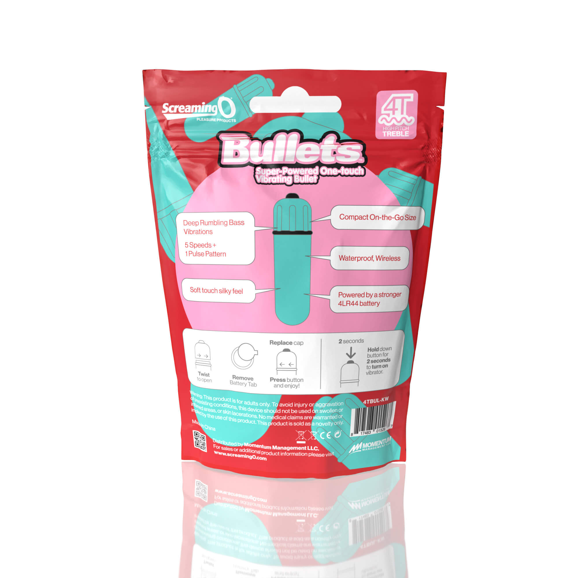 Screaming O 4T - Tickle & Tease Bullet