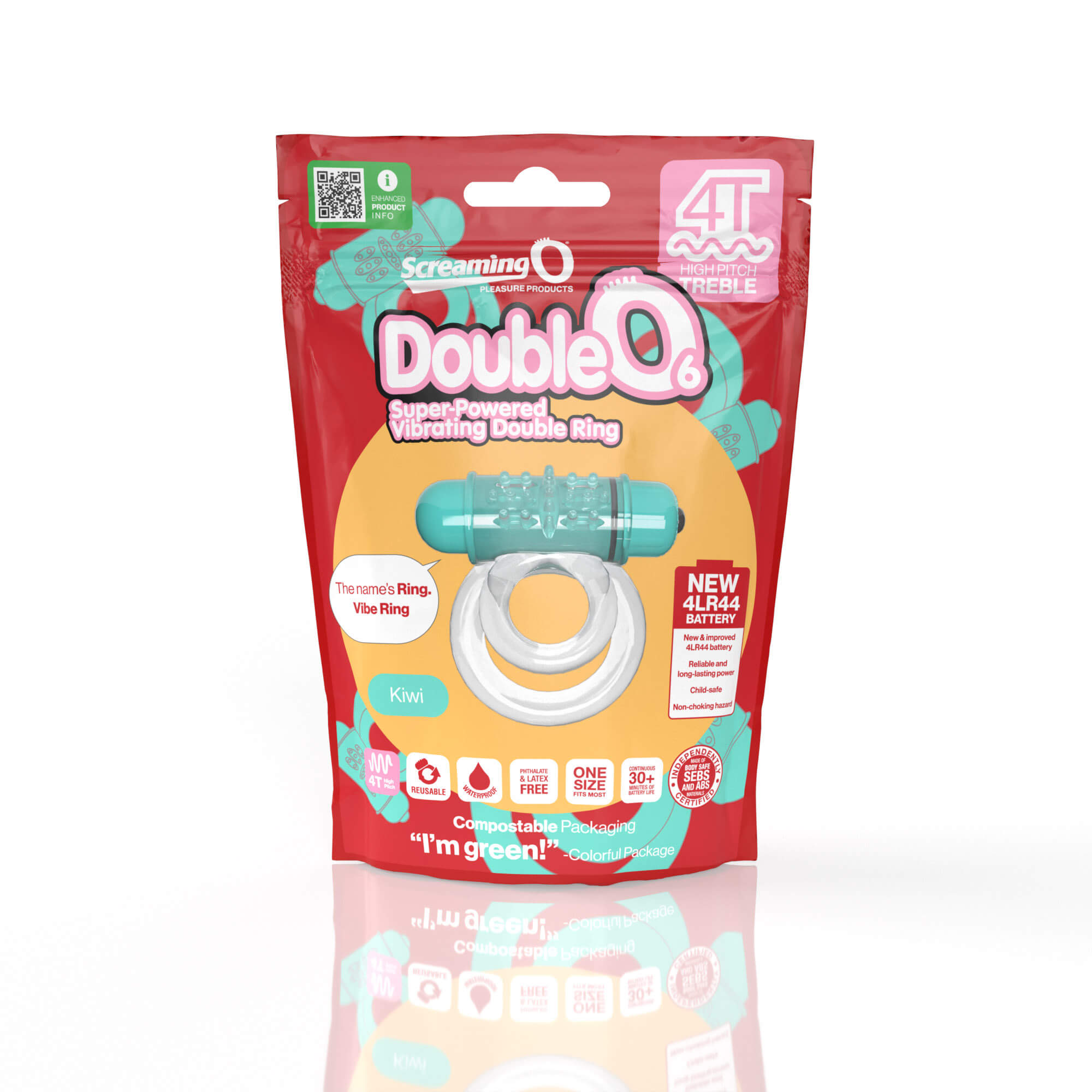 Screaming O® 4T - Tickle & Tease DoubleO® 6 Vibrating Ring