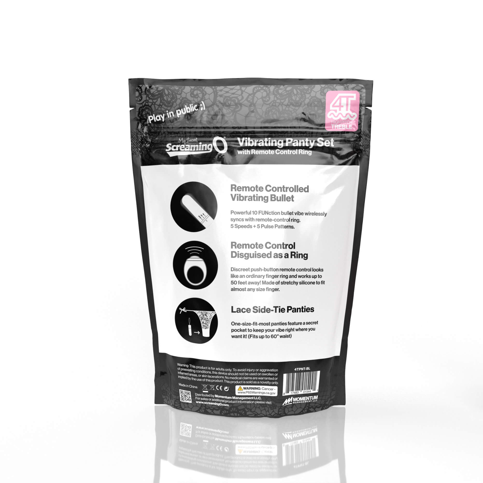 My Secret 4T - Tickle & Tease Remote Control Panty Vibe