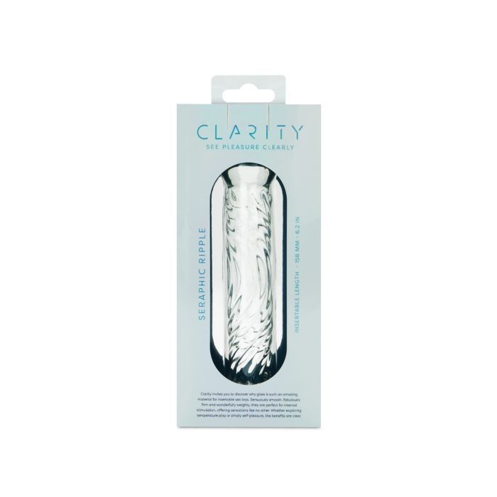 Clarity - Glass Dildo - Seraphic Ripple