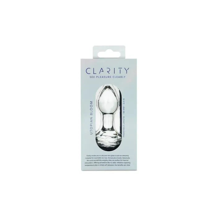 Clarity - Glass Dildo - Utopian Bloom