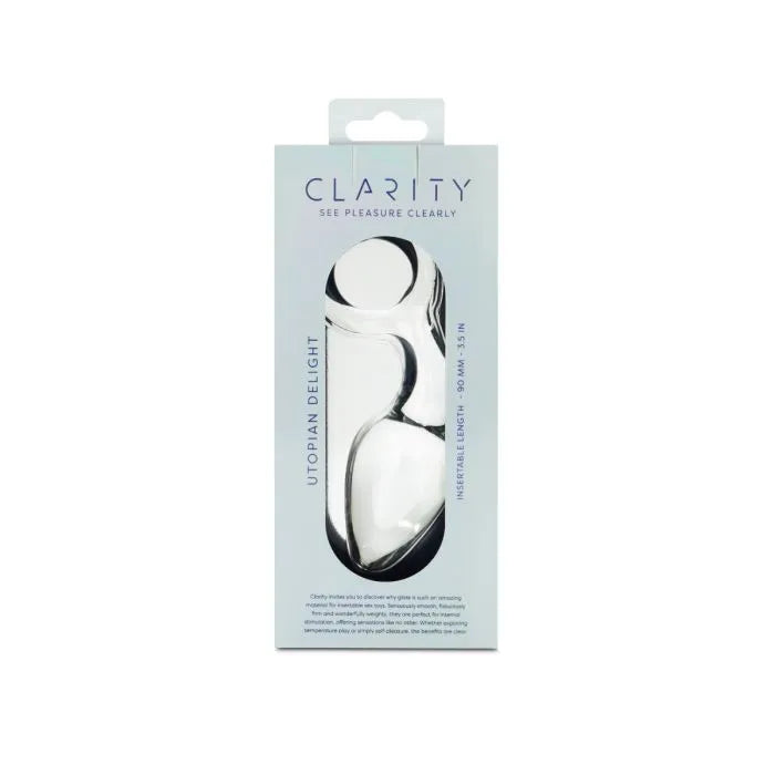 Clarity - Glass Dildo - Utopian Delight