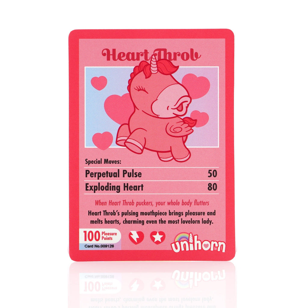 Heart Throb Unicorn Pulsing Clitoral Vibrator