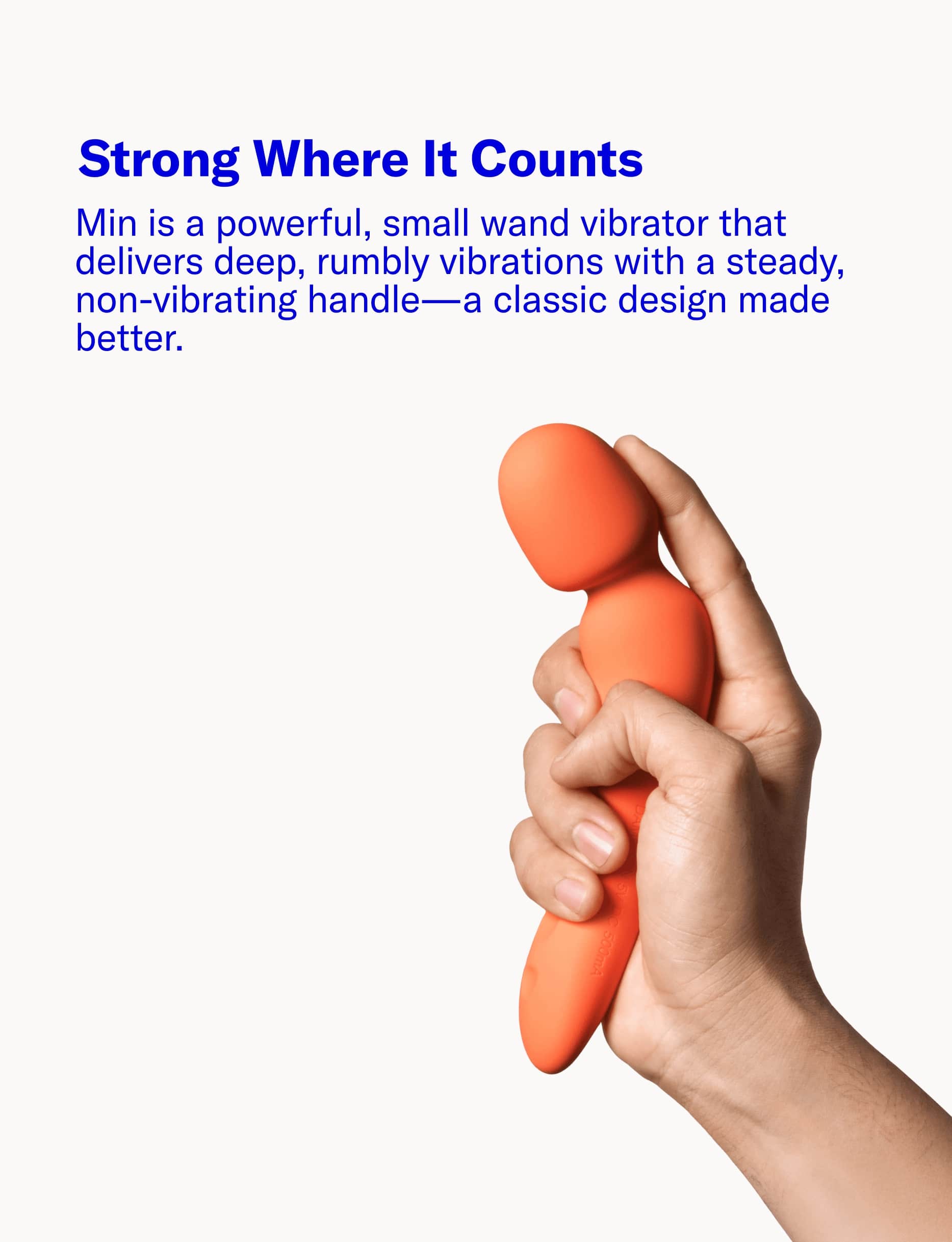 Min Mini Wand Vibrator