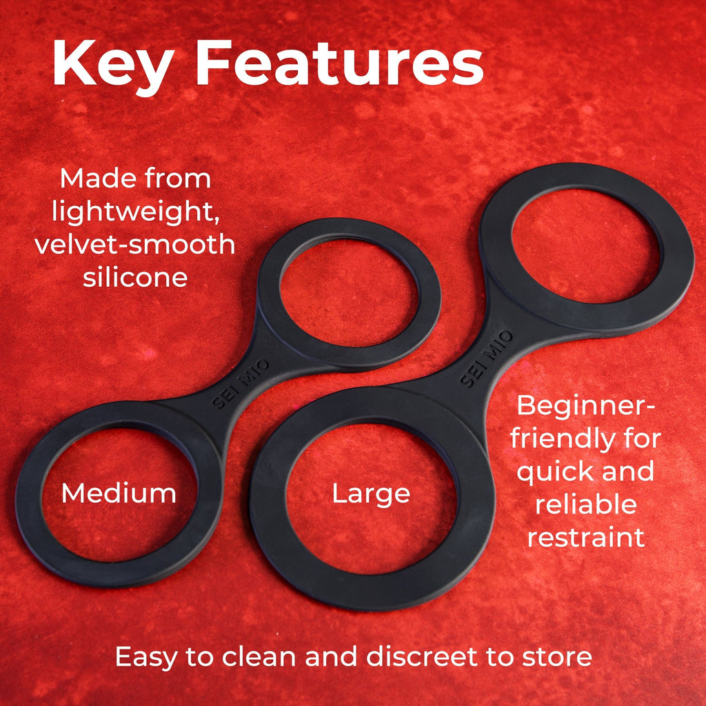 Sei Mio Handi-Cuffs - Super Strong Silicone Restraints