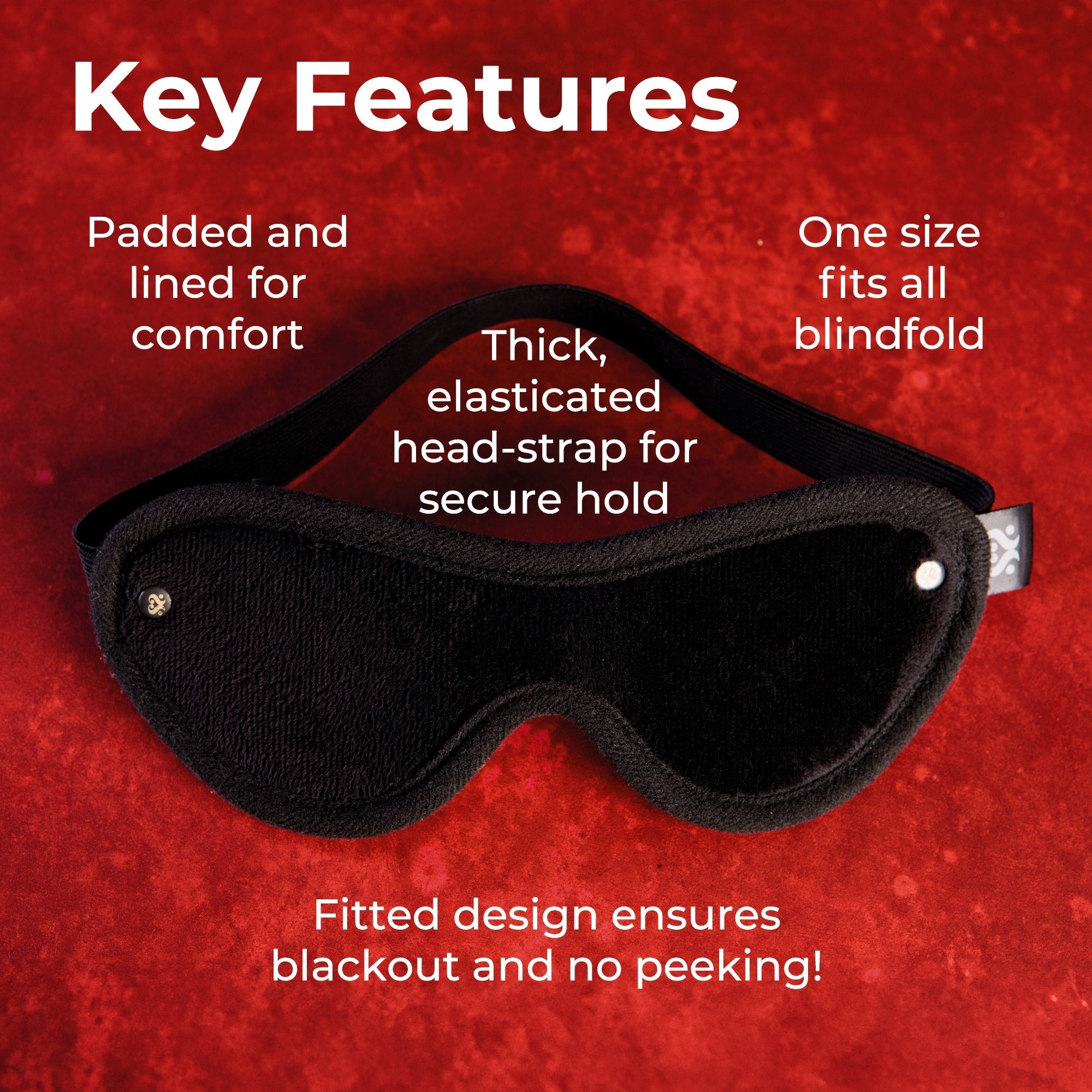 Sei Mio Eyes Wide Shut - Soft Velvet Blindfold