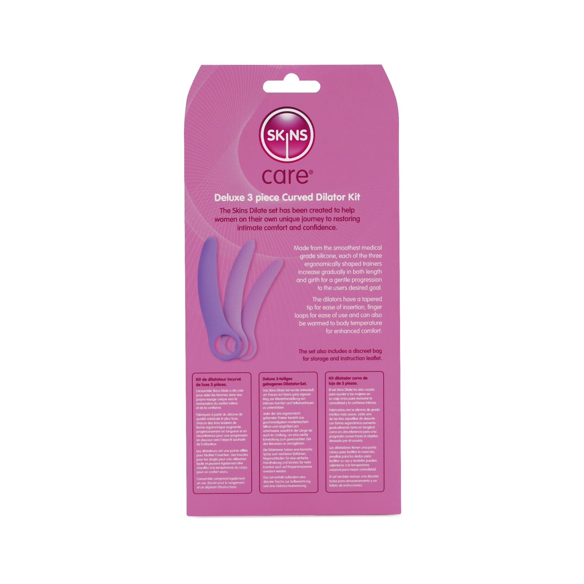 Skins Care 3-Piece Curved Dilator Kit (Sizes M-L)