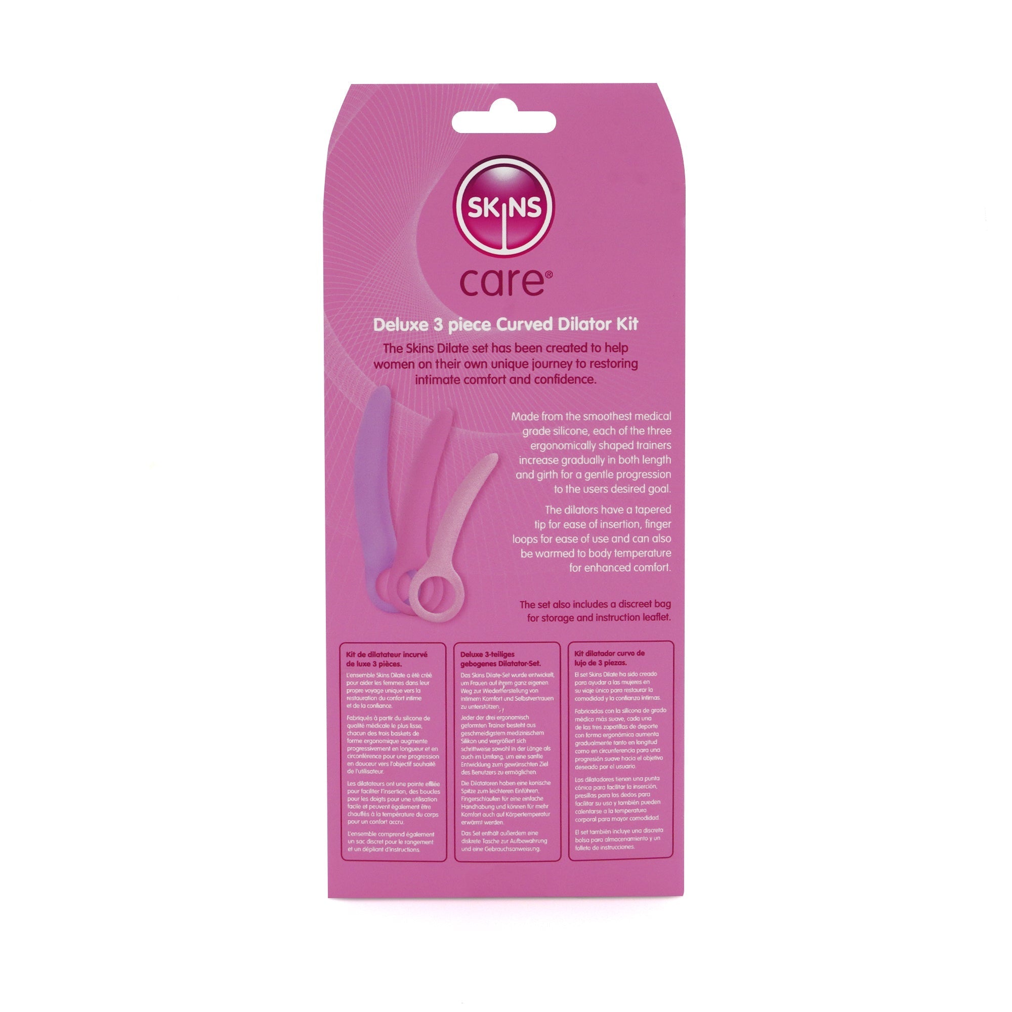 Skins Care 3-Piece Curved Dilator Kit (Sizes S-M)