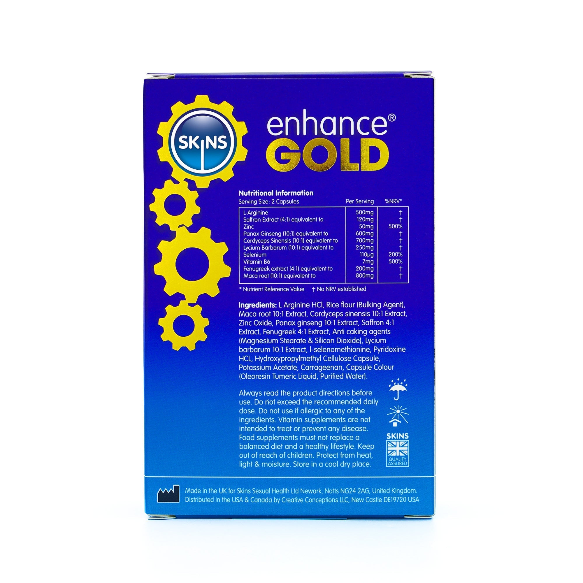 Skins Enhance Gold Pill - 60 Pack