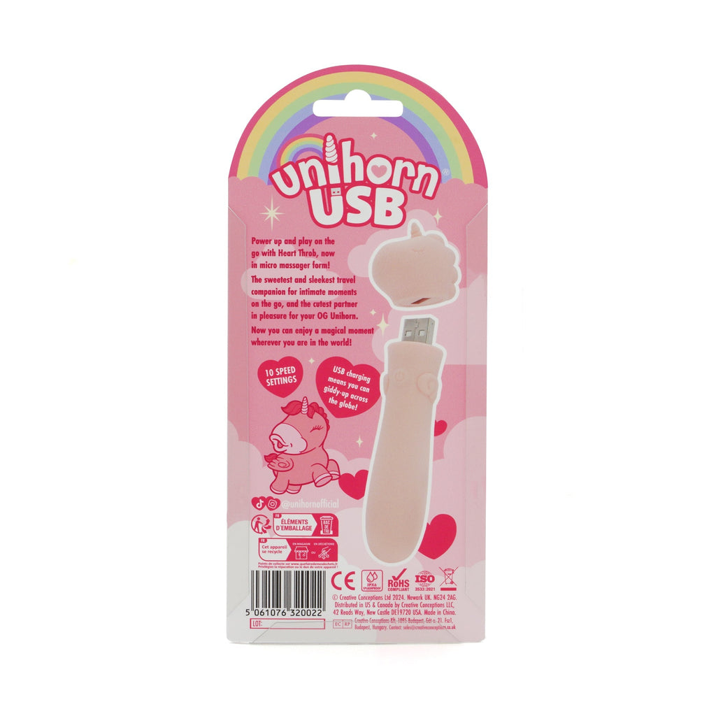Heart Throb USB Bullet Vibrator