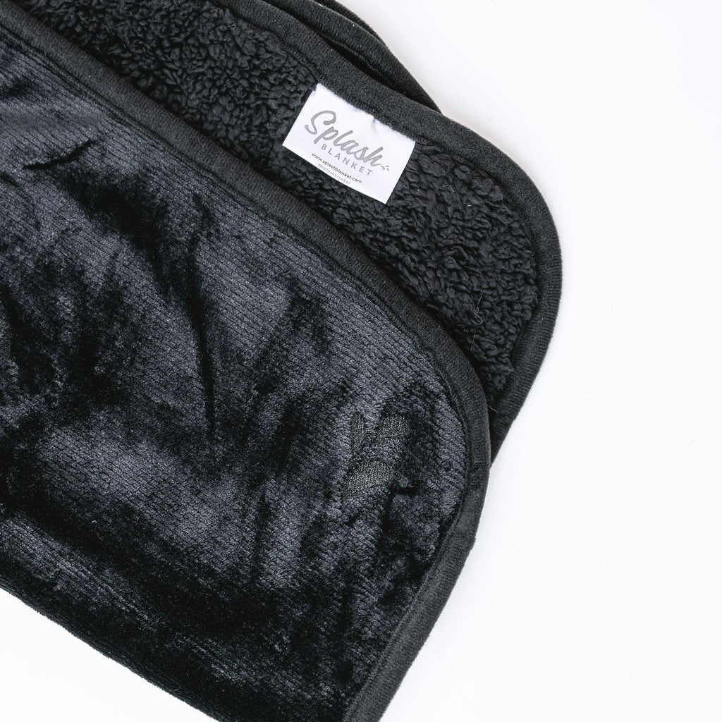 Waterproof Splash Blanket™ - Black on Black The OG