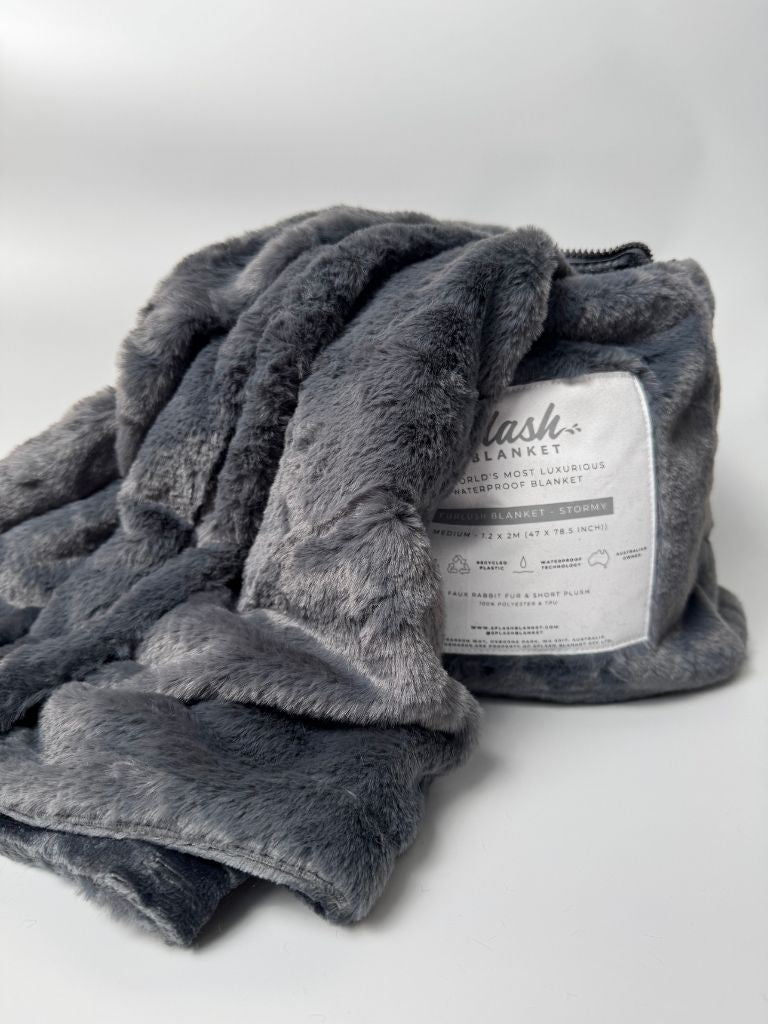 Furlush Waterproof Splash Blanket™ - Stormy
