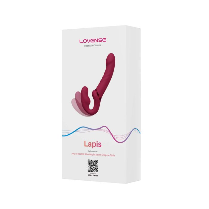Lovense Lapis App Controlled Vibrating Strapless Strap-On