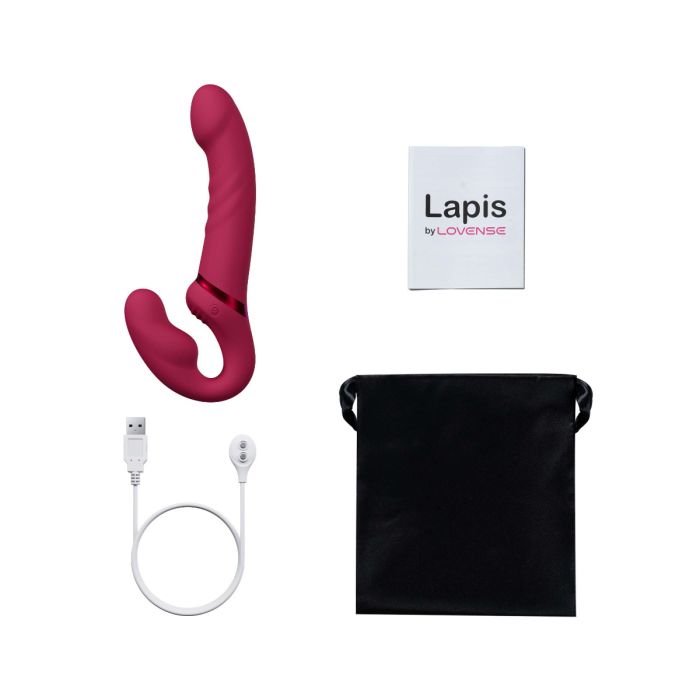 Lovense Lapis App Controlled Vibrating Strapless Strap-On