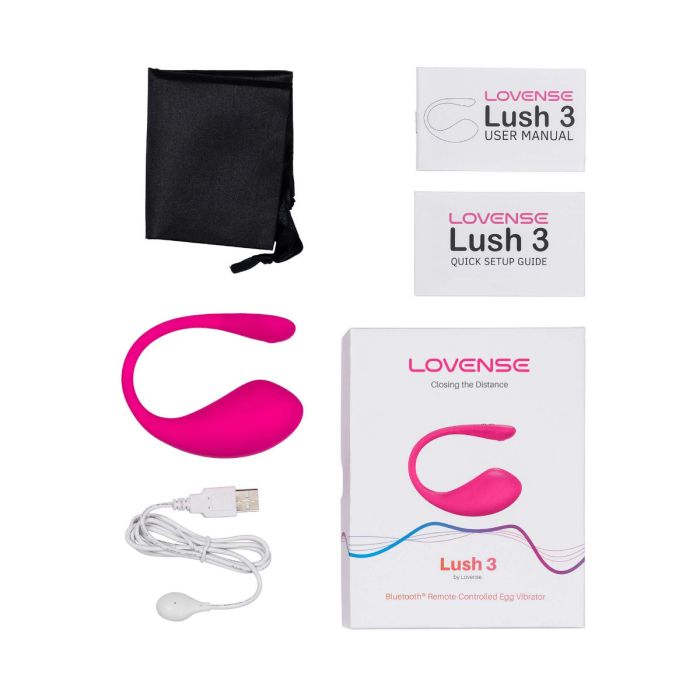 Lovense Lush 3 App Controlled Rechargeable Love Egg Vibrator