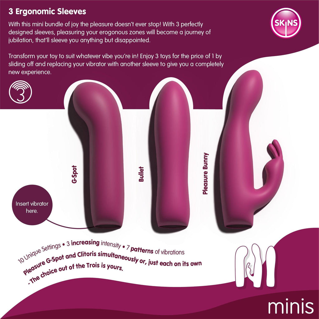 Skins Minis - Massage A Trois Sexual Play Toys
