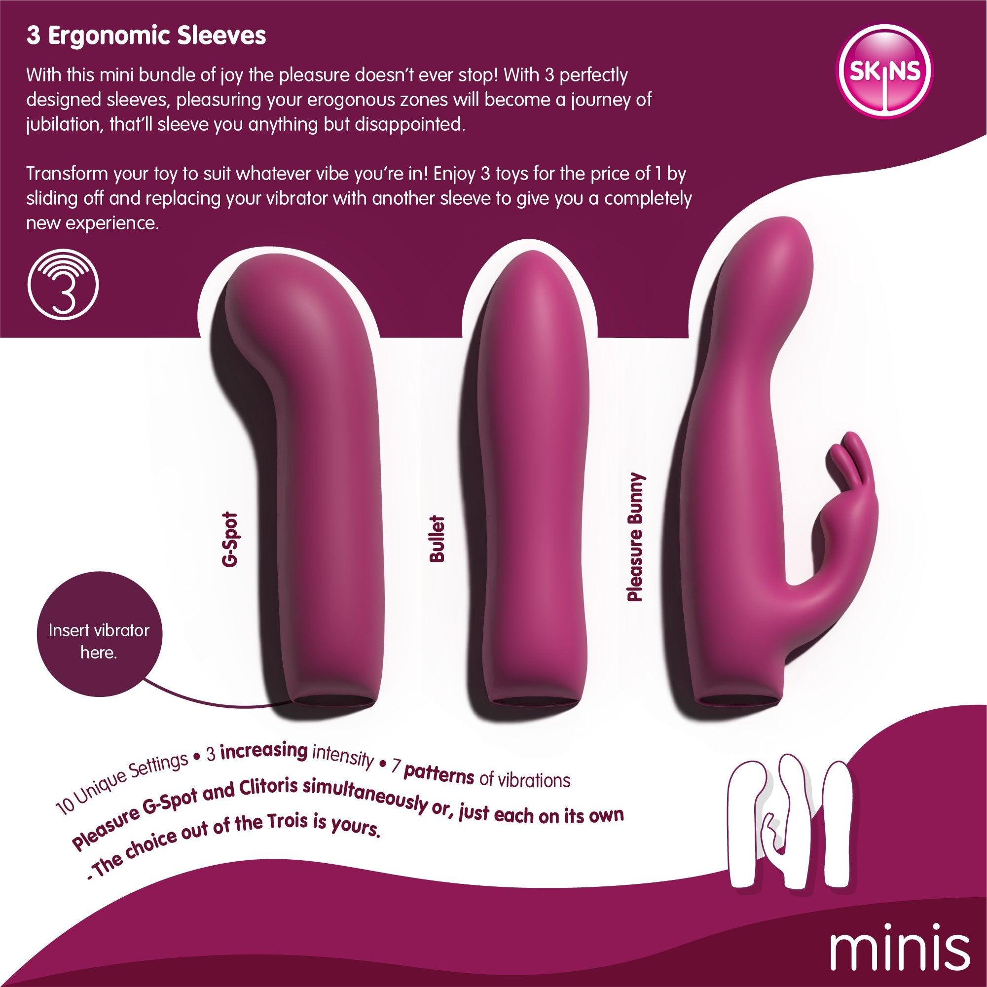 Skins Minis - Massage A Trois Sexual Play Toys